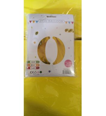 40 inch gold foil number balloons