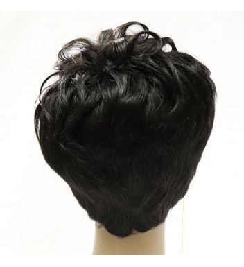Short Brazilian Peruvian 100%Human Hair Wigs Pixie Cut Wigs Cattleya Color 4#
